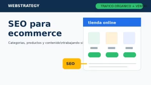 SEO para ecommerce con categorías, productos y tráfico orgánico