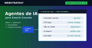 Agentes de IA para Search Console aplicados a decisiones SEO