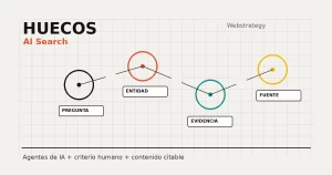 Huecos de contenido en AI Search detectados con agentes de IA y revisión humana