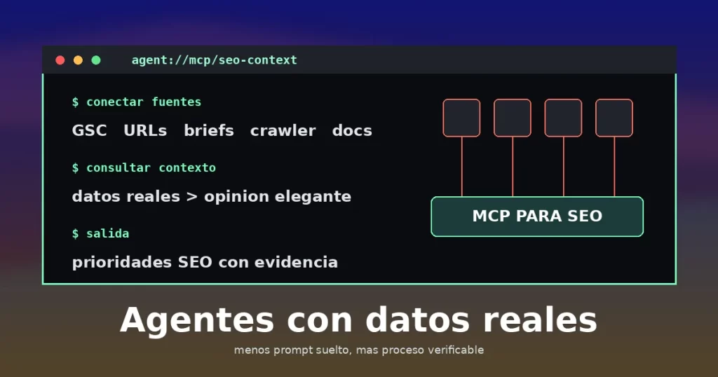 MCP para SEO conectado a datos reales